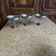Set of 5 vintage footed dessert bowls