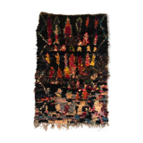 Moroccan Berber carpet Boucherouite 194x128cm