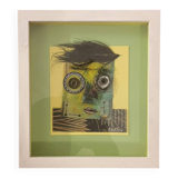 Contemporary painting by Ovidio Wain collage