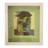 Contemporary painting by Ovidio Wain collage