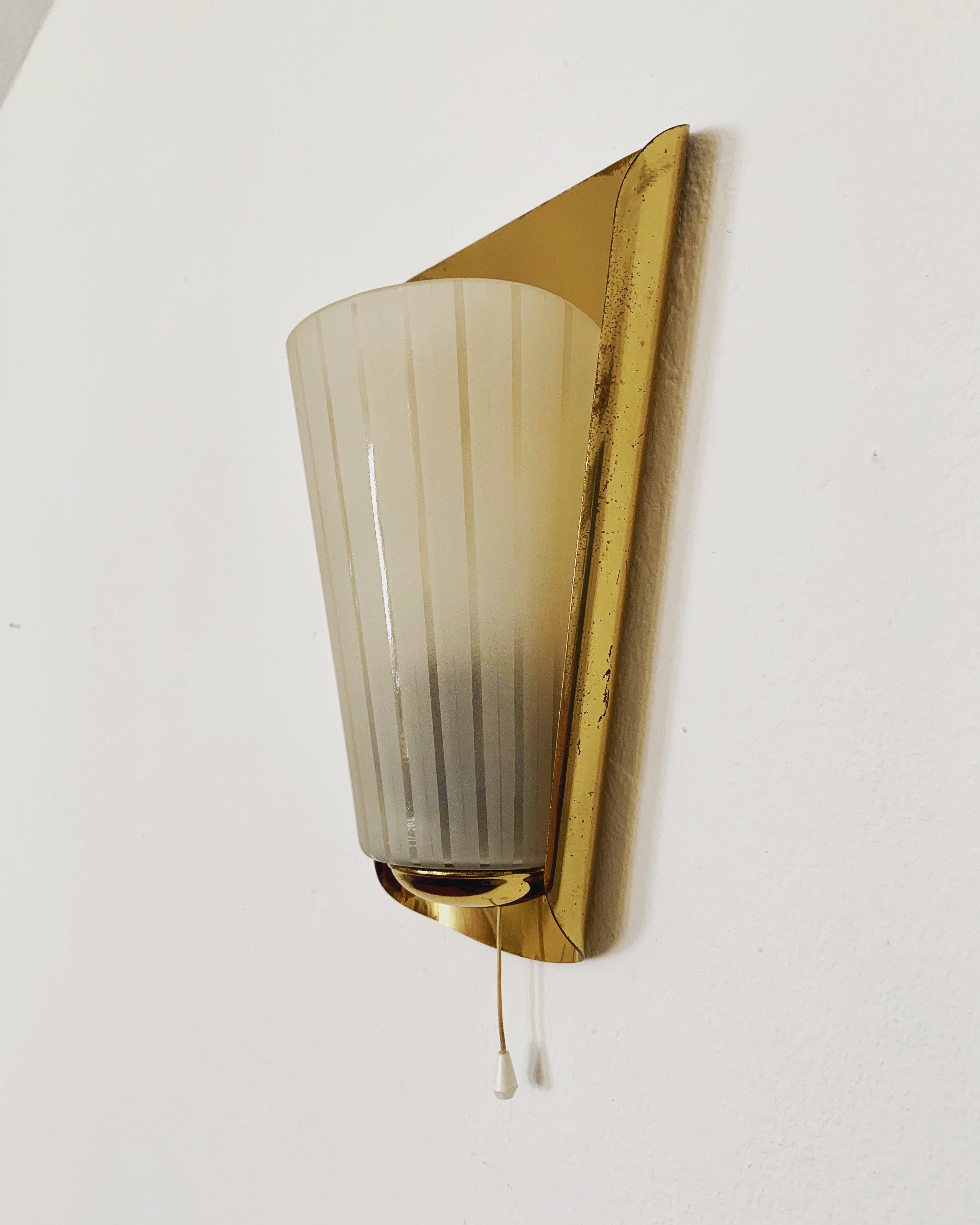 Brass Wall Lamp by Wilhelm Wagenfeld for Peill und Putzler