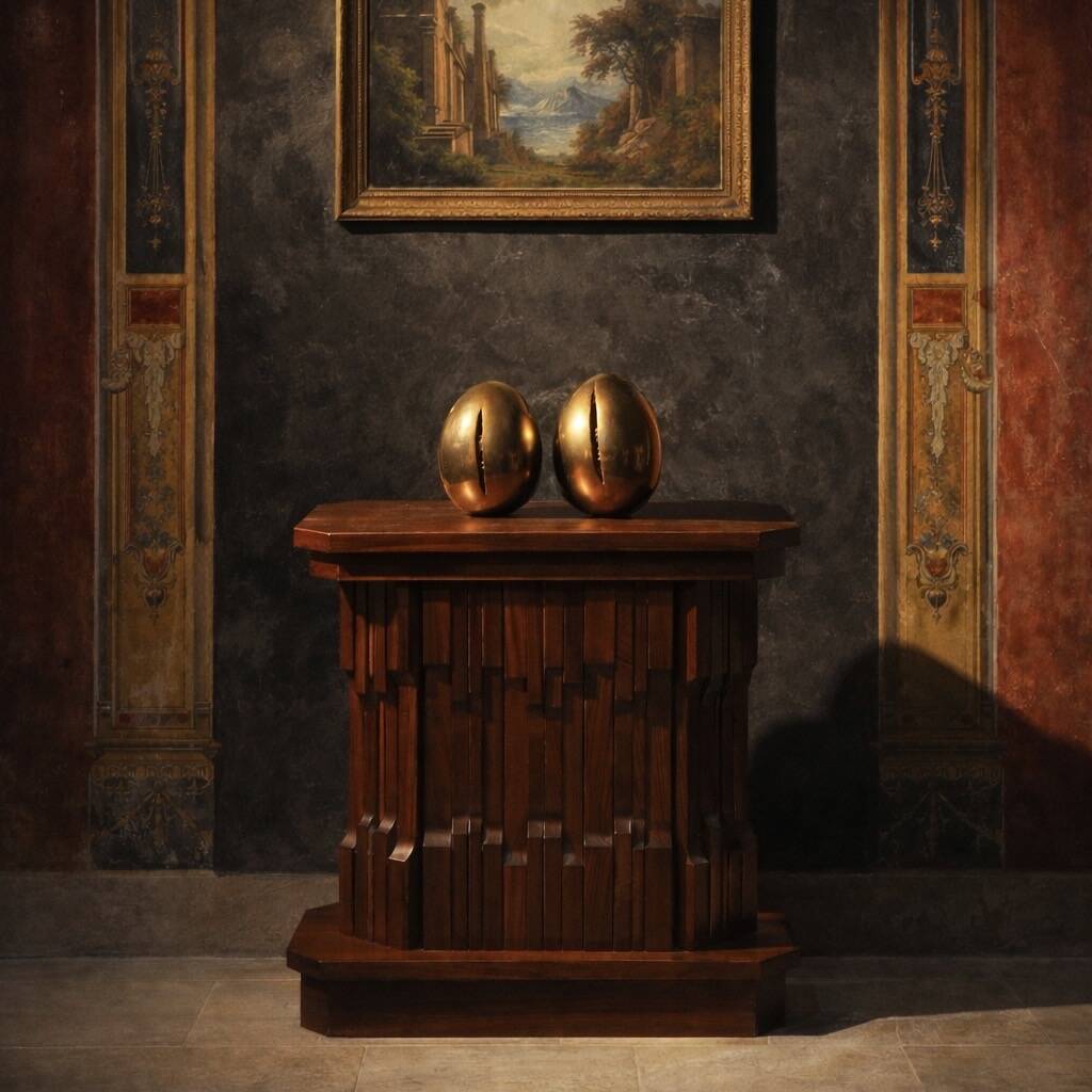 Sculptural multifunctional “Norman” base by Luciano Frigerio — Unique piece