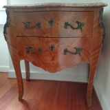 Commode style Louis XV avec 2 tiroirs