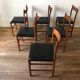 6 chaises scandinave années 60