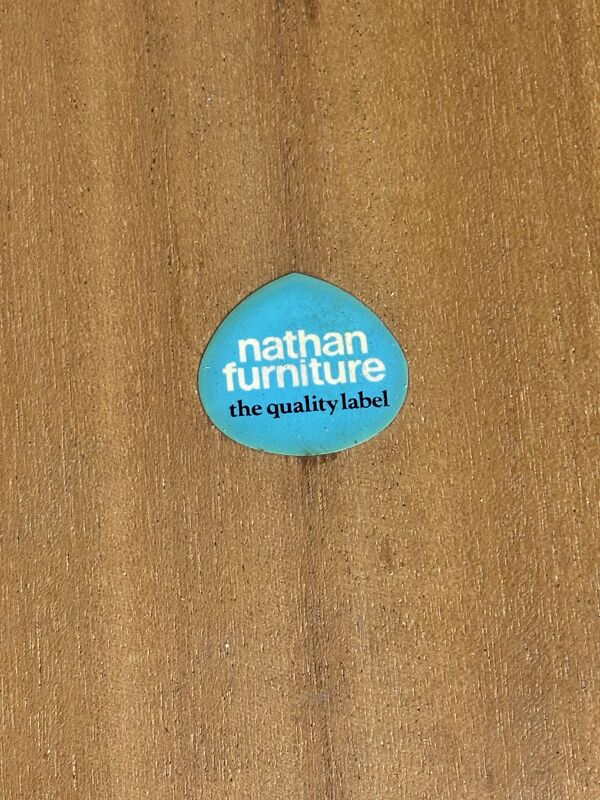 Table extensible de style scandinave en teck par Nathan furniture 1960