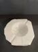 Polished and raw marble ashtray