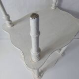 old wooden side table
