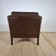 Vintage leather armchair – Mogensen style, 1960s