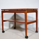 Teak Serving Trolley Senator Series by Ole Wanscher for France & Son, 1960s