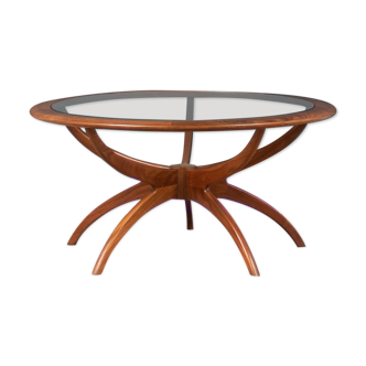 G plan astro spider teak & glass coffee table 1960