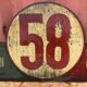Old Brussels tram nameplate sign