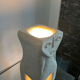Stone lamp by sculptor Albert Tormos