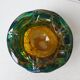 Cendrier design vintage en verre Mdina