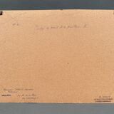 Photo argentique Bernard Darot Coulée de soleil dans les feuillus XXe