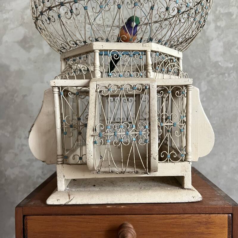Antique birdcage