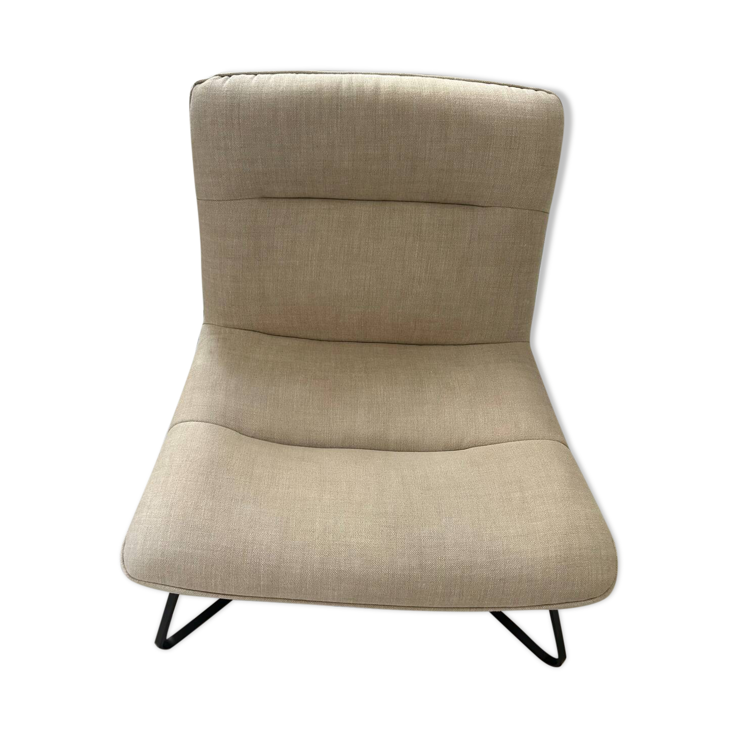 Linen armchair