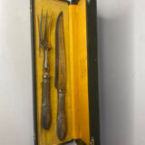 Pair of silver-filled cutlery