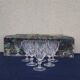 6 Crystal glasses model Rambouillet 11.5 cl height 10.5 cm