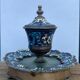 Encrier en bronze émaux cloisonnés époque Napoléon III