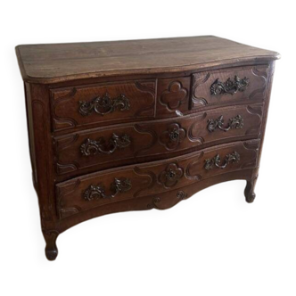 Commode Louis XIV en noyer