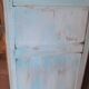 Sublime 19th-century commode (natural patina) pastel blue seaside.