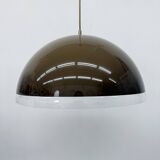 Mushroom hanging lamp brown , 1970s