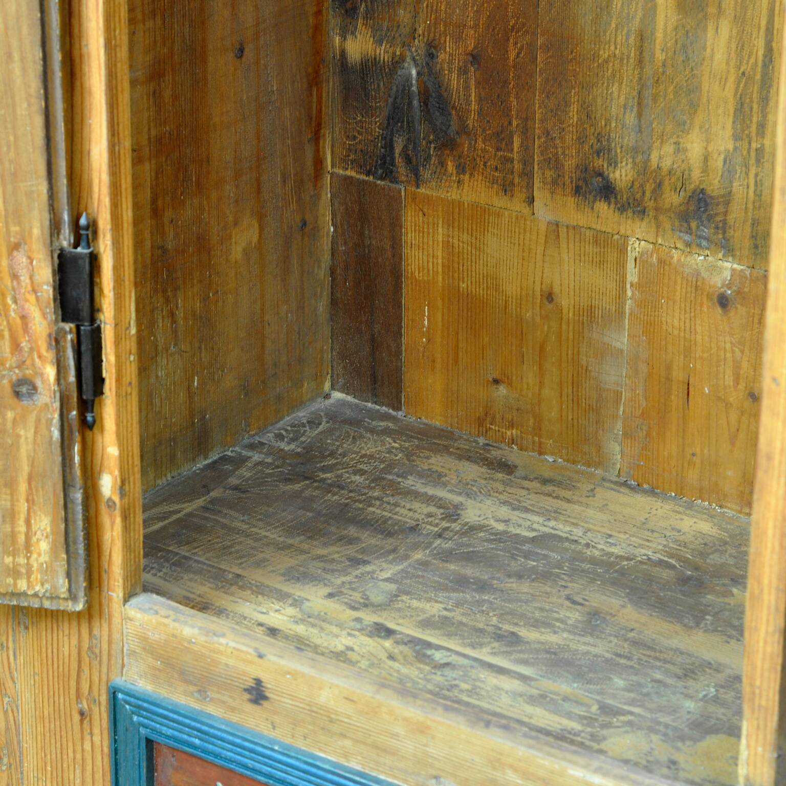 Antique German Hand Painted Cabinet, circa 1850