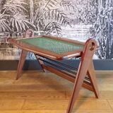 Scandinavian magazine coffee table in teak