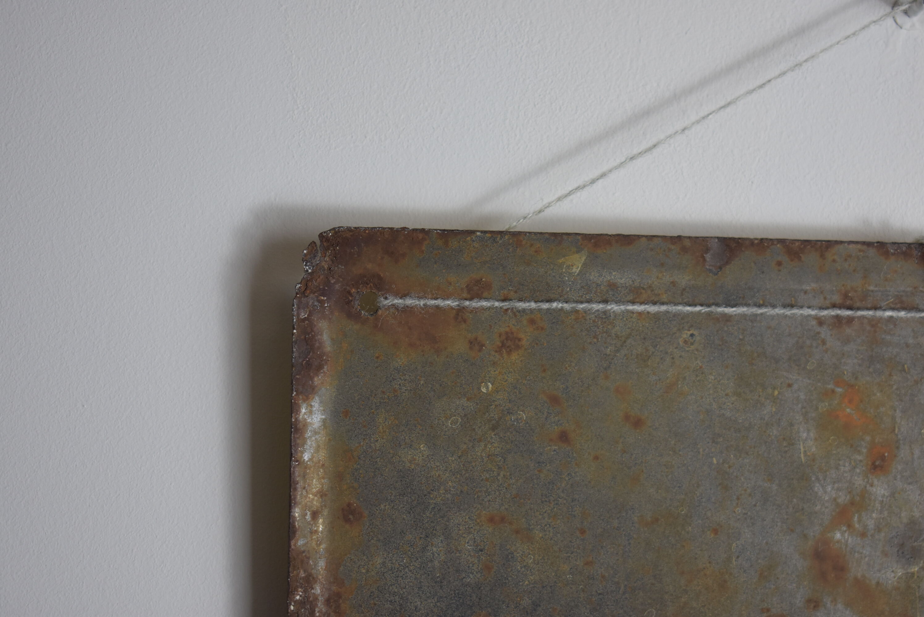 Stella Pils beer enamelled plate