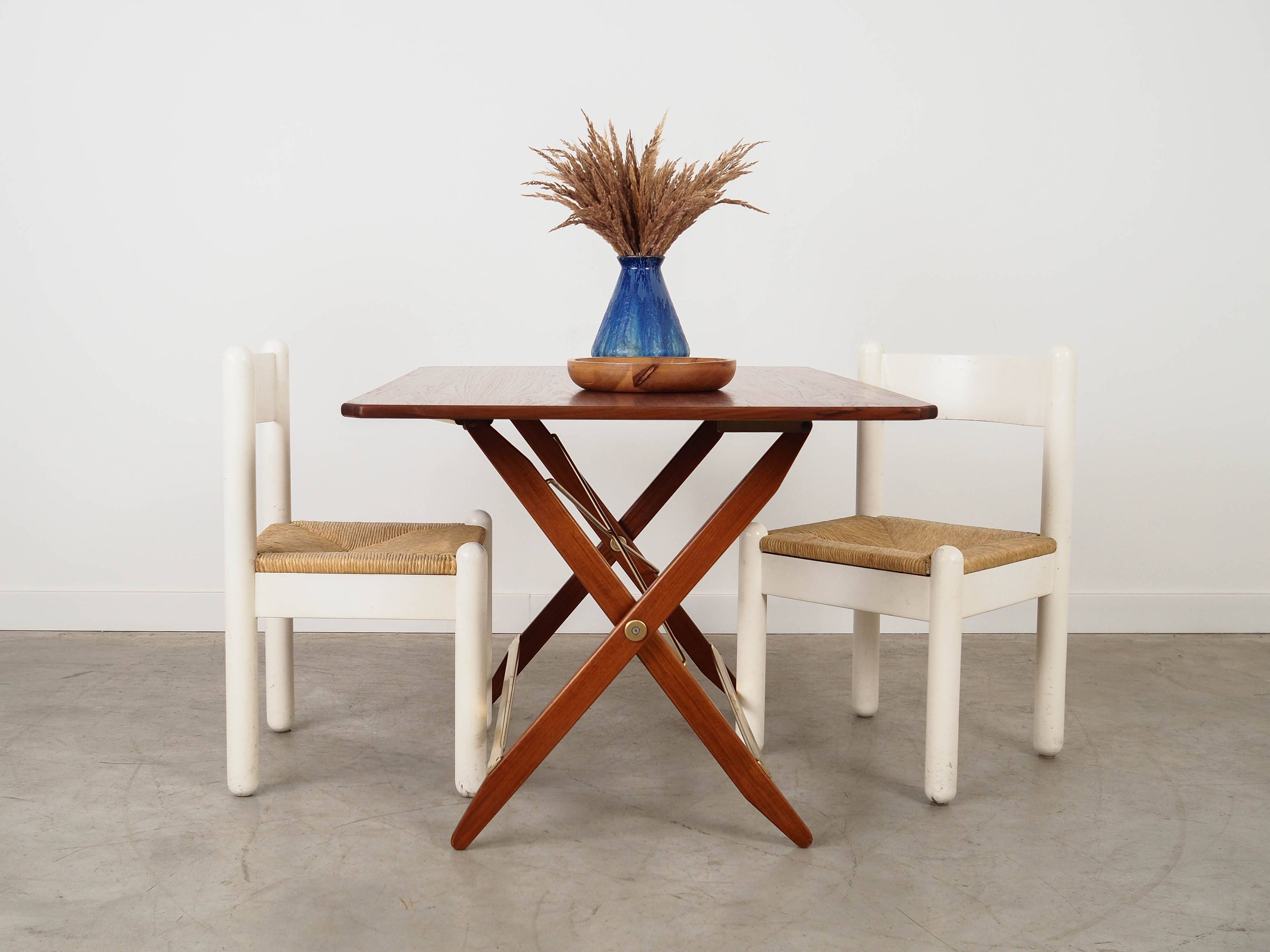 Folding teak table, Danish design, 1970s, made in Denmark