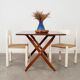 Folding teak table, Danish design, 1970s, made in Denmark