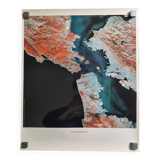 San Francisco Satellite Photographic Poster, CNES 1986, 50 x 60 cm, Publisher Spot Image