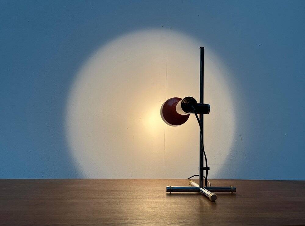 Italian table lamp from the mid-century space age by Targetti, 1960s.
