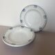 3 assiettes creuses vintage de St Amand 220645