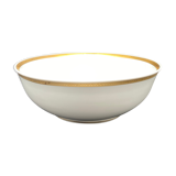 Salad bowl Limoges gold border