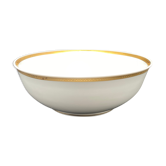 Salad bowl Limoges gold border