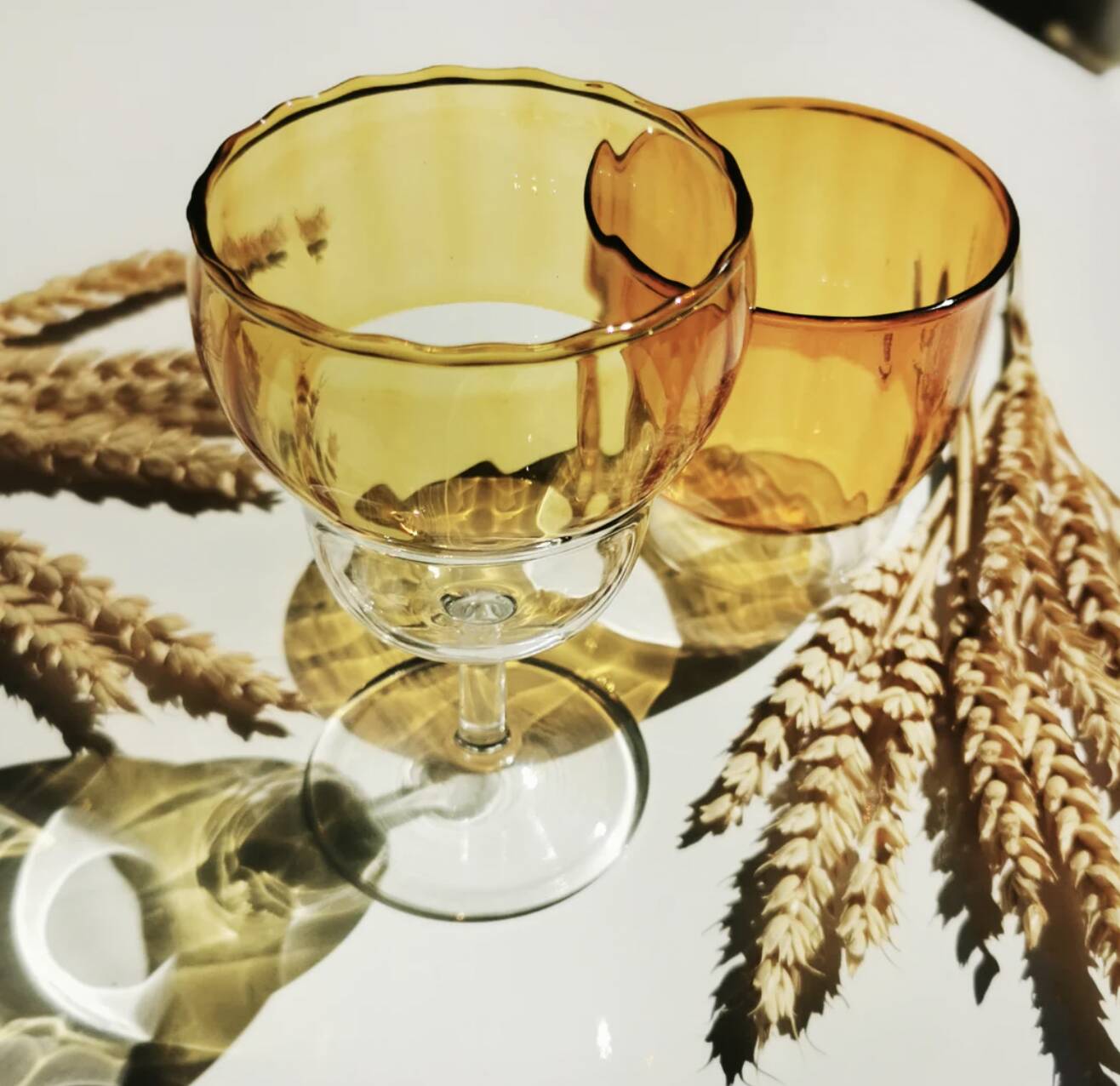 Verre à Eau - Ambre