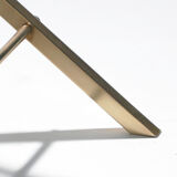 60s brass lacquered side table
