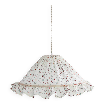 Suspension conique avec volant Emilia "tiny flowers"