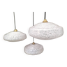 Opaline pendant lights