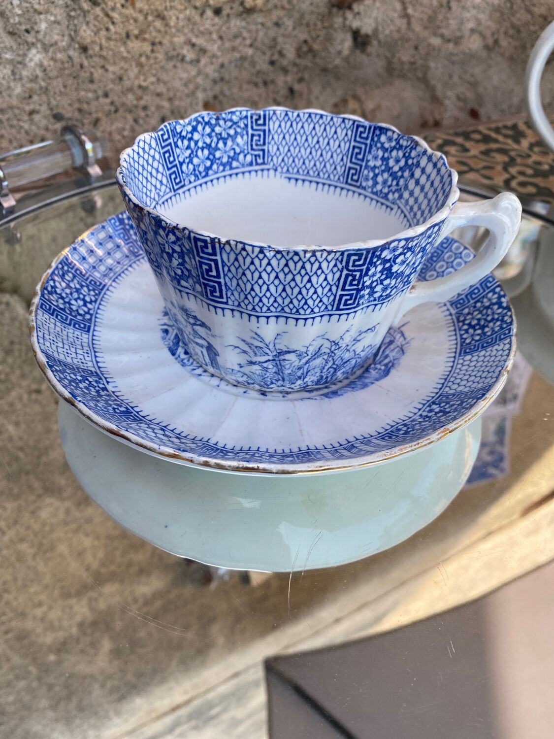 Cup and saucer Lunéville