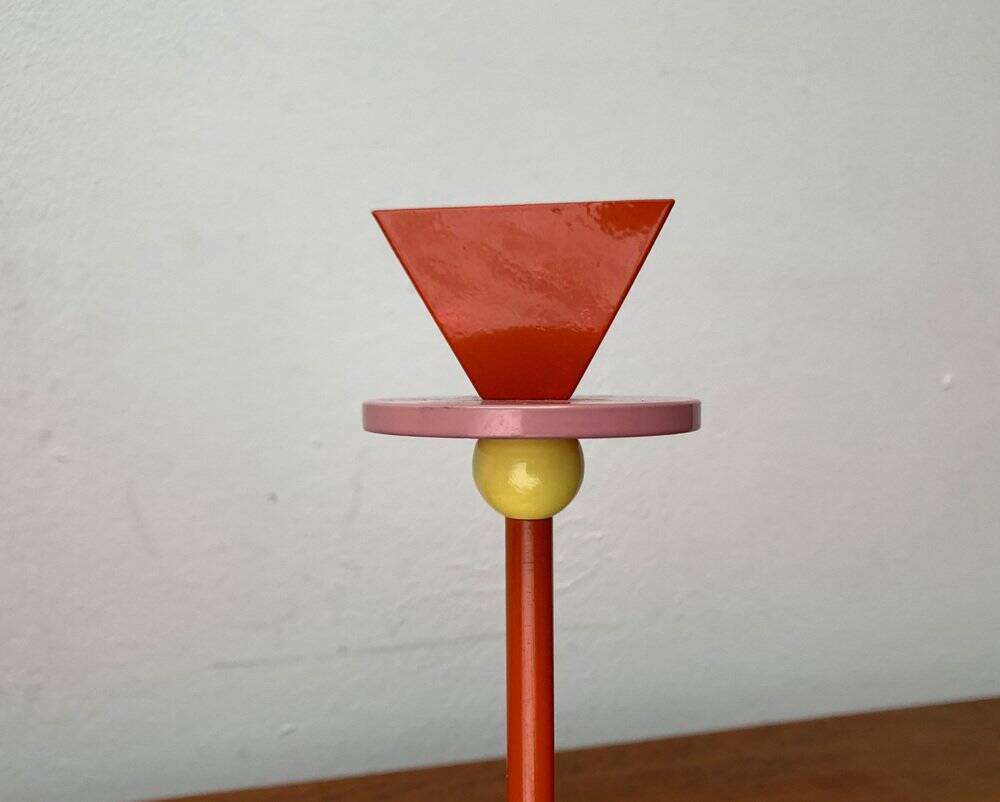 Chandelier vintage postmoderne Konfetti en métal et bois par Anna Efverlund pour Ikea, années 1980