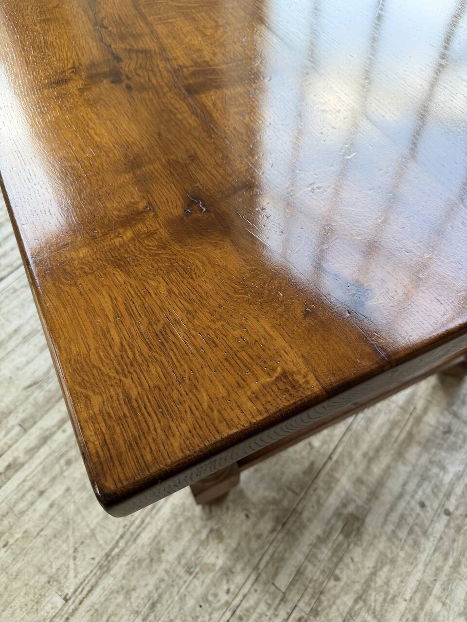 Table repas style drapière noyer 2m5/3m5 1900