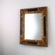 Carved Baroque Black and Giltwood Mirror, France 1850s