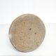 Bottle vase in sandstone pyrite floral decoration signed