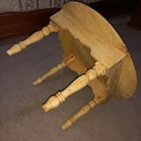 Table en bois de cèdre berbère, table basse en bois traditionnelle