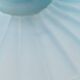 Vintage frosted blue glass pendant light