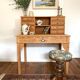 Magnificent Art Deco style secretary desk in old wood