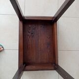 Solid oak table early XXth