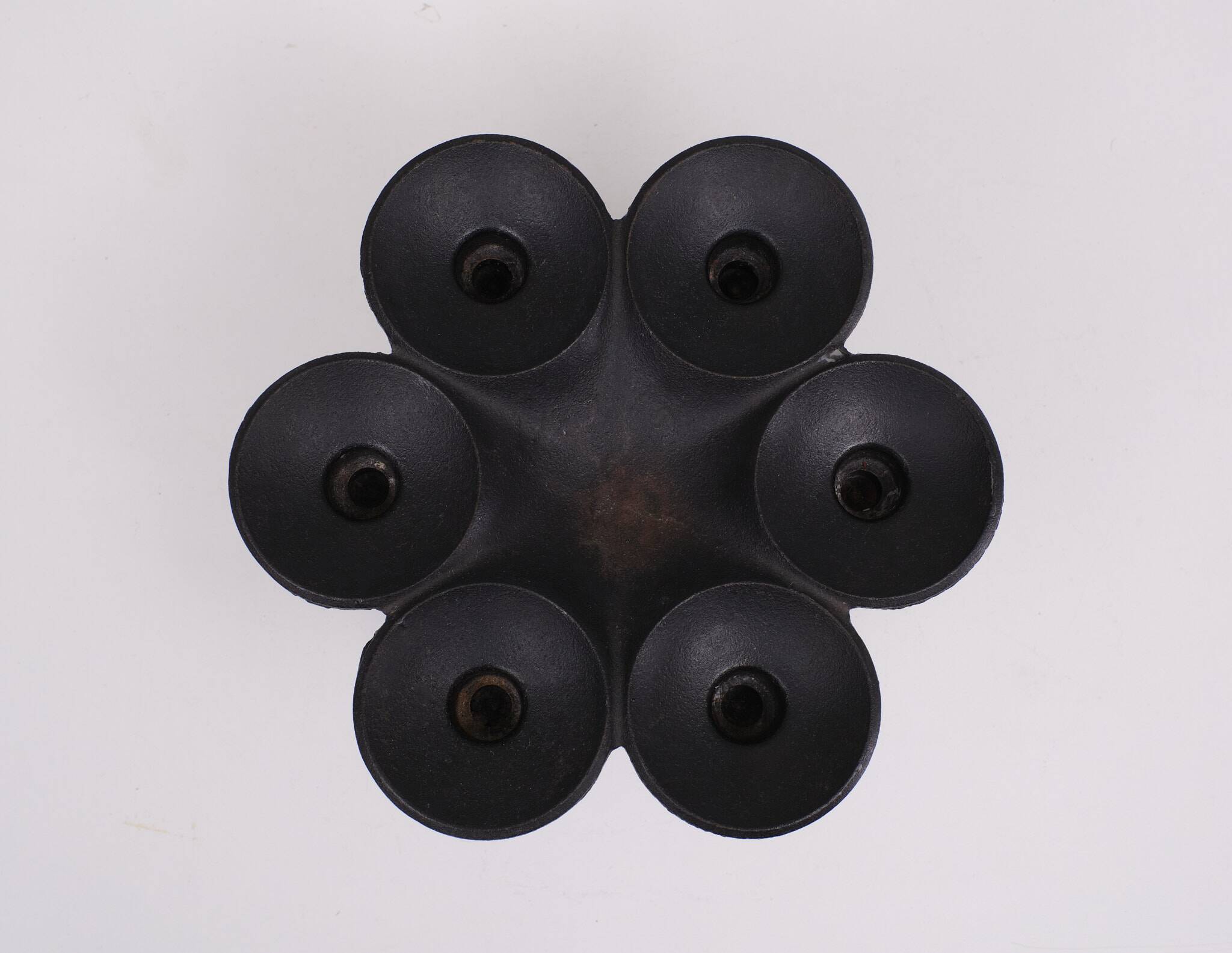 Holmgren illums bolighus, cast Iron candle holder 1960s Denmark